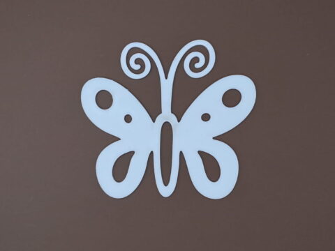 Laser Cut Large Butterfly Cutout Free Vector