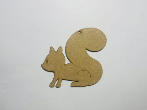 Laser Cut Wood Squirrel Cutout Squirrel Shape Unfinished Free Vector