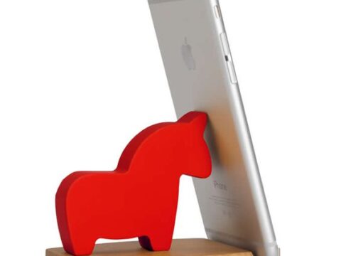 Laser Cut Horse Phone Stand Free Vector