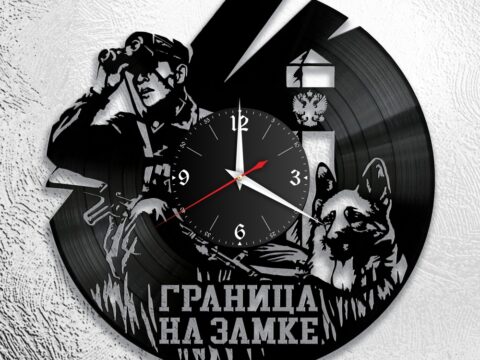 Laser Cut Military Wall Clock DXF File