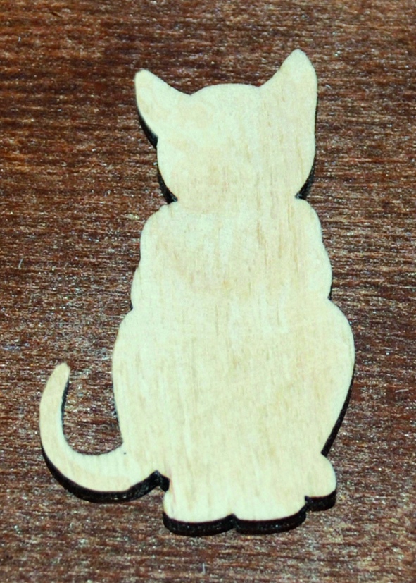 Laser Cut Cat Unfinished Wooden Cutout Free Vector - ARABIC CNC