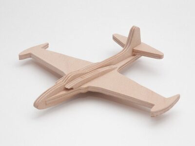 Laser Cut Aircraft Lockheed P-80 Jet Fighter Wooden Model 6mm SVG File