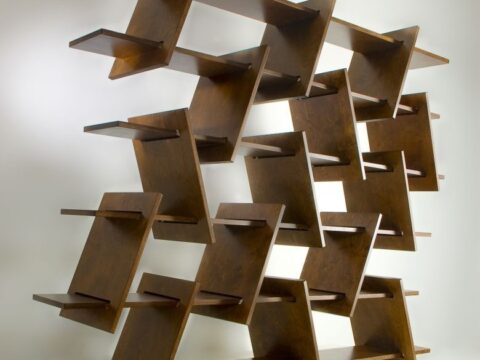 Laser Cut Modular Shelves Free Vector