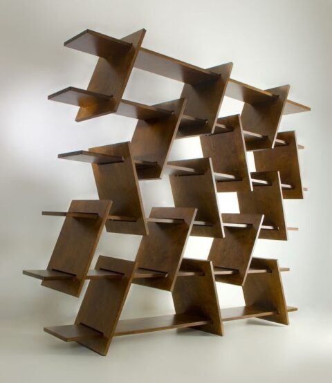 Laser Cut Modular Shelves Free Vector