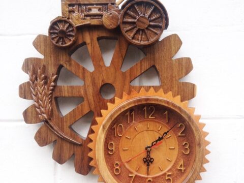 Wooden Wall Clock Stl File