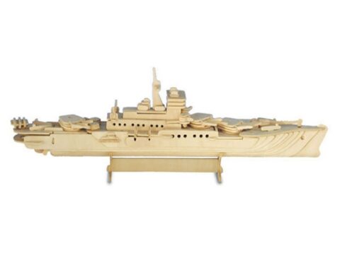 Laser Cut Destroyer Ship P046 Woodcraft Construction Kit PDF File