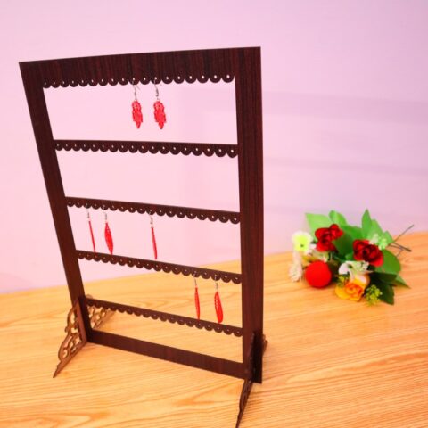 Laser Cut Earring Stand Mdf 3mm DXF File