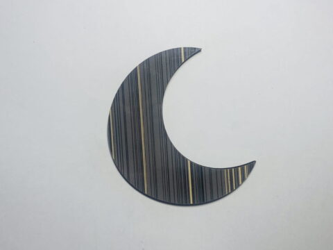 Laser Cut Wood Moon Cutout Unfinished Wood Crescent Moon Shape Free Vector