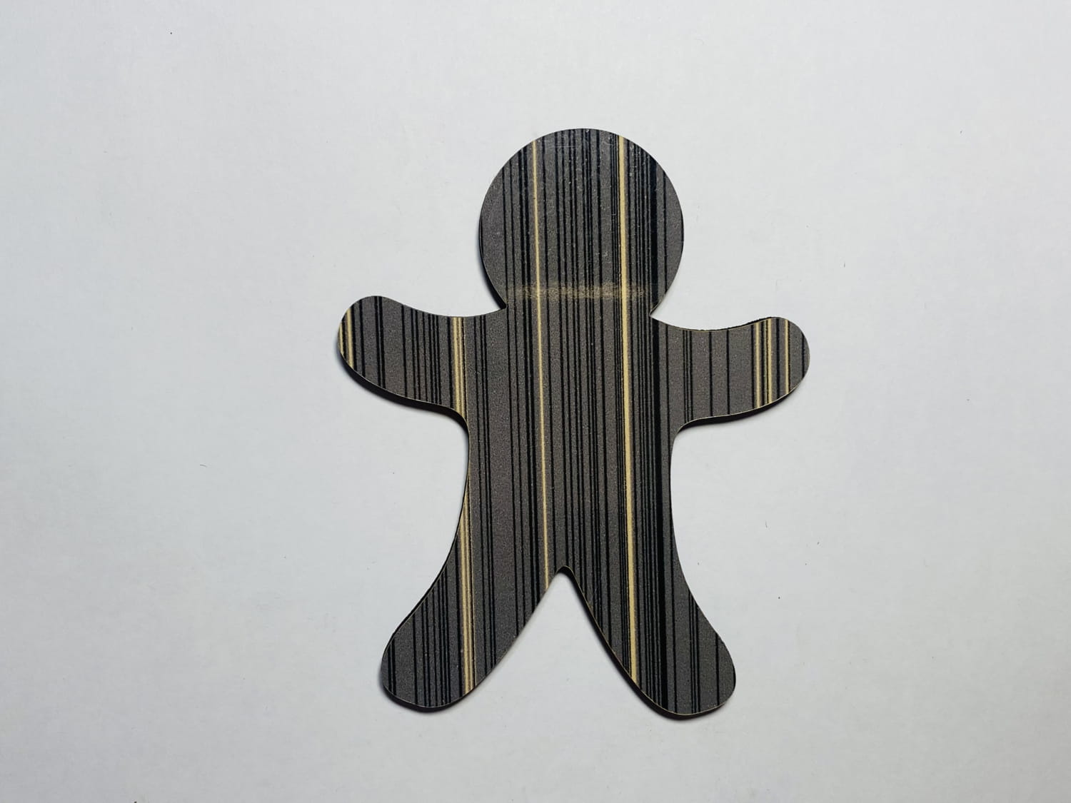 Laser Cut Gingerbread Man Cutout Unfinished Wood Shape Craft Free Vector