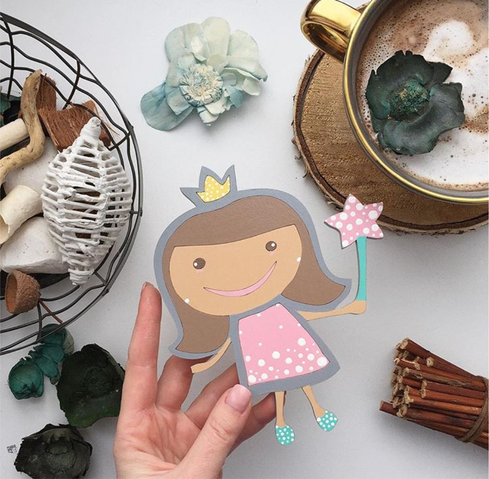 Laser Cut Princess Free Vector