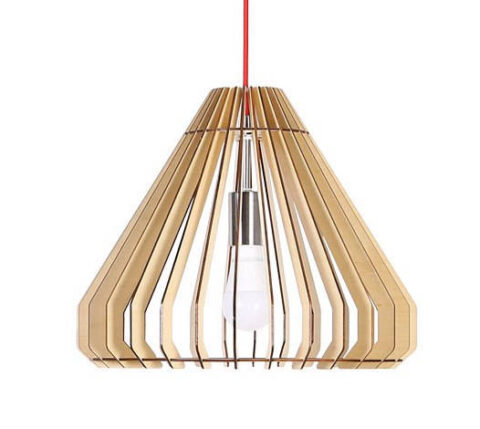 Laser Cut Modern Hanging Lamp Free Vector