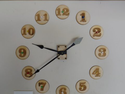 Laser Cut Large Wall Clock 20 Inch Wall Clock Free Vector