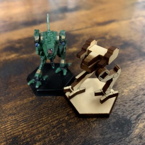 Laser Cut Battletech Locust SVG File