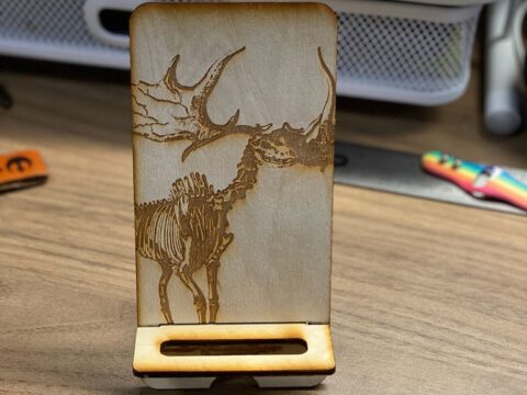Laser Cut Cell Phone Stand SVG File