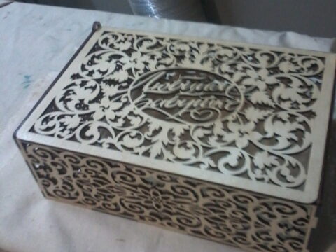 Laser Cut Decor Gift Box With Lid Free Vector