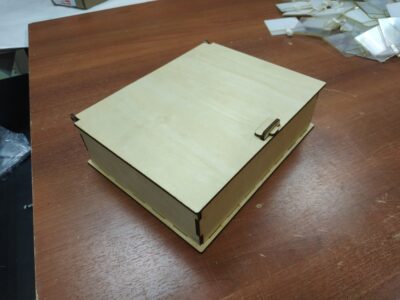 Laser Cut Wooden Box With Lid 4mm Free Vector