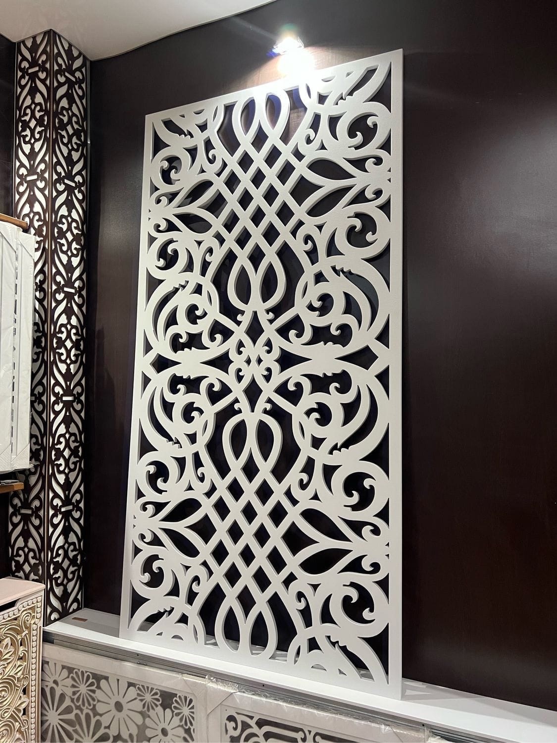 Laser Cut Stylish Wooden Partition PDF File