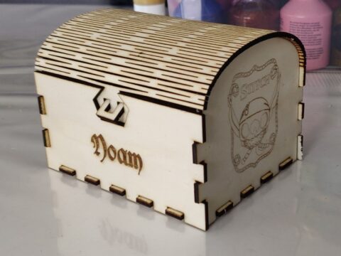 Laser Cut Chest Ring Box SVG File