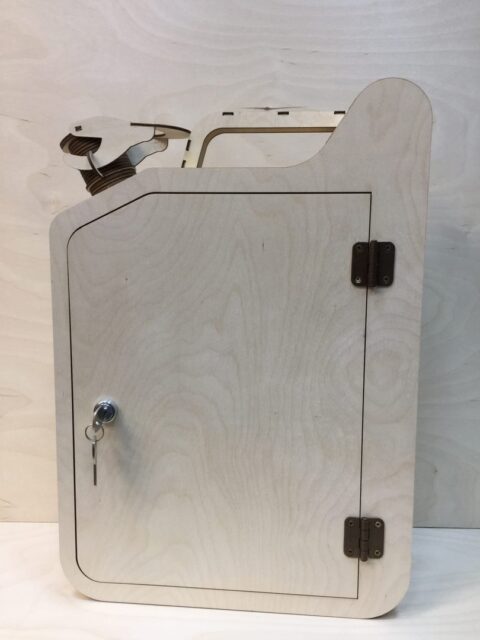 Laser Cut Jerrycan Wine Bar 3mm DXF File