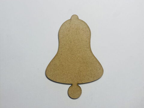 Laser Cut Bell Cutout Unfinished Wooden Shape Free Vector