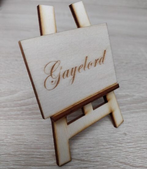 Laser Cut Wooden Easel SVG File