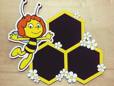 Laser Cut Bee Photo Frame Honeycomb Picture Frames Hexagon Frames Free Vector