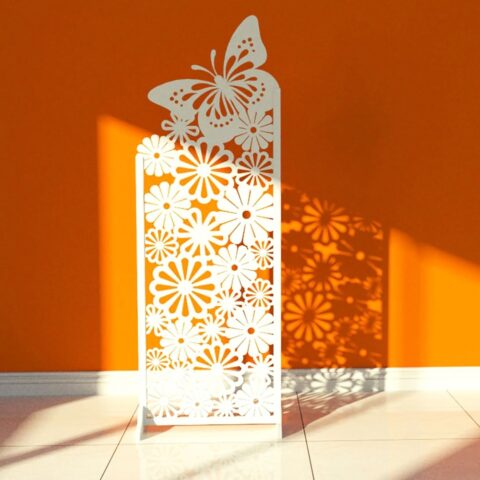 Laser Cut Butterfly Room Divider Screen Free Vector