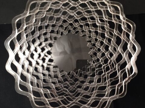Laser Cut Acrylic Simple Basket SVG File