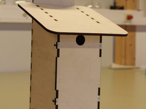 Laser Cut Nesting Boxes For Birds 6mm DXF File