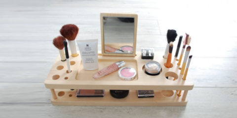 Makeup organizer Laser Cut Free Vector