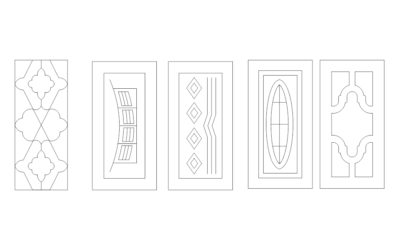 Doors Vectors DXF File