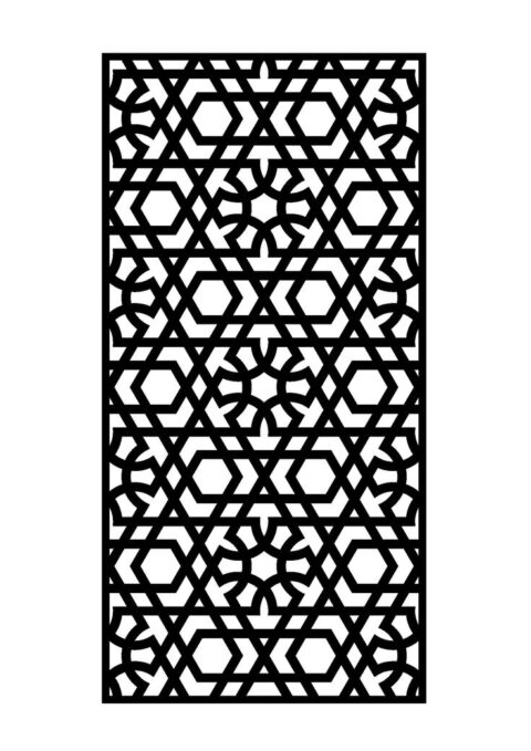 Islamic art dxf File