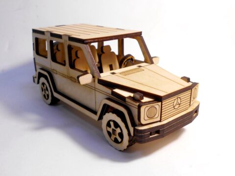 Laser Cut Mercedes Benz G Class Free Vector