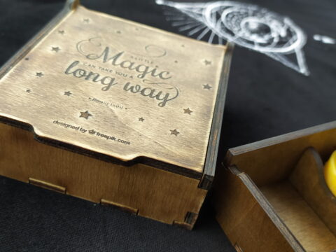 Laser Cut Small Gift Box With Lid 3mm Free Vector