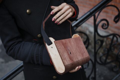 Laser Cut Ladies Wooden Clutch Bag 4mm Free Vector