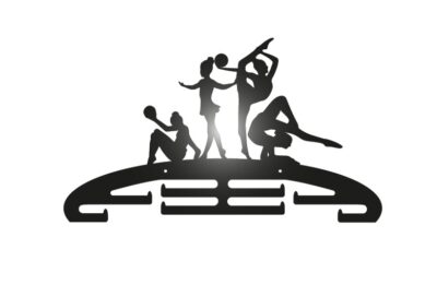 Laser Cut Gymnastics Sport Medal Hanger DXF File