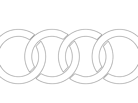 Audi Logo DXF File