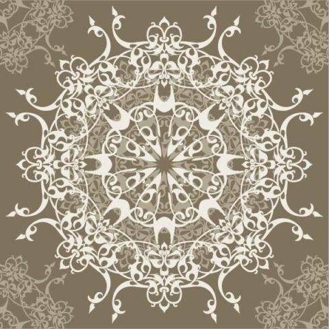 European Pattern Vector Fashion Free Vector